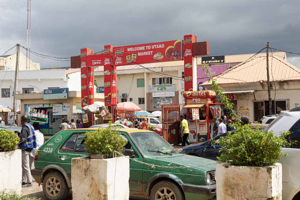 Utako Market entrance