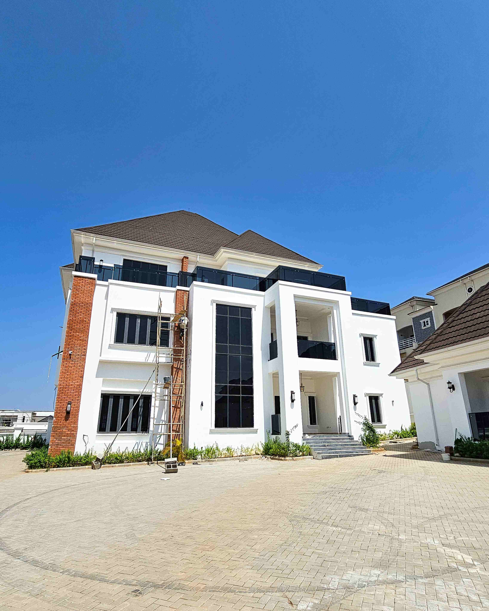 Front view of 3 billion naira house