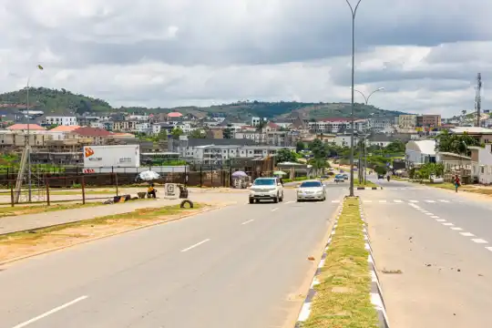 Guzape district road