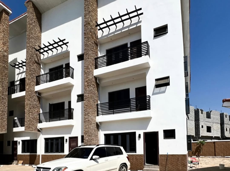 3 Bedroom Terrace Duplex with BQ in Jahi - ₦180M front view