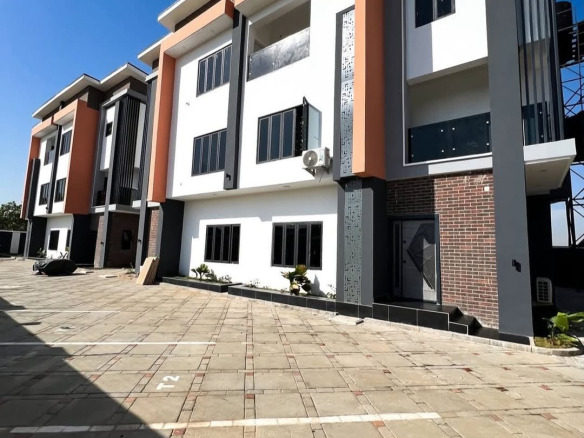 For Sale: 3-Bedroom Terrace Duplex in Life Camp, Abuja – ₦170M front view