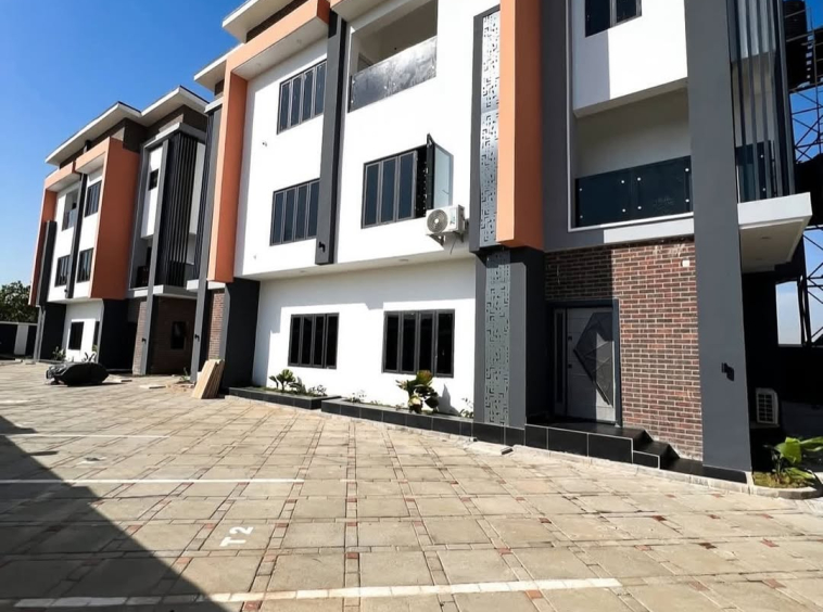 For Sale: 3-Bedroom Terrace Duplex in Life Camp, Abuja – ₦170M front view