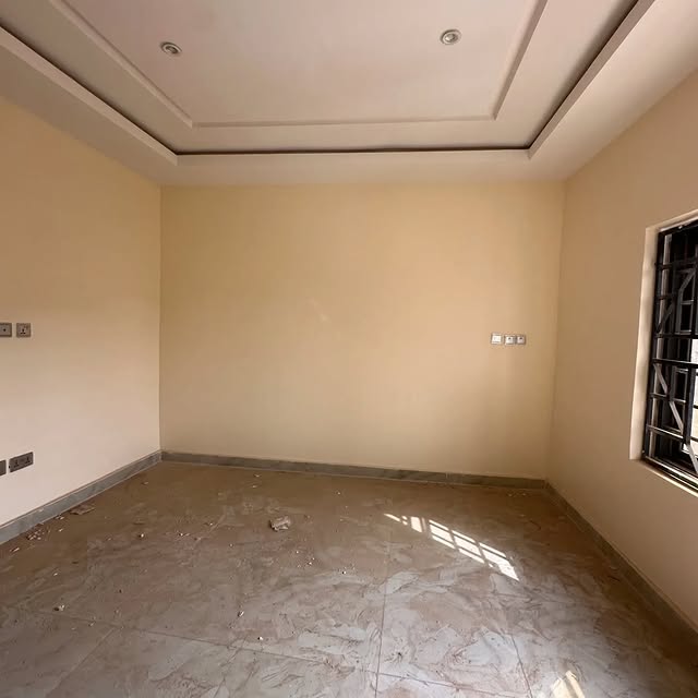 Brand-New 3-Bedroom Terraced Duplex with BQ in a Serene Life Camp Estate bedroom