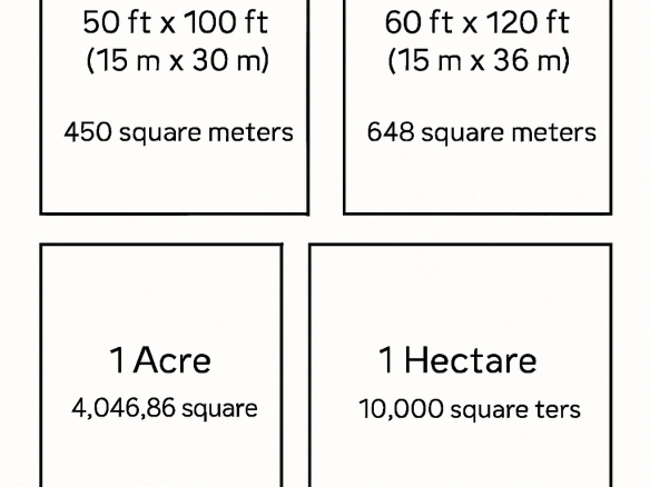Abuja plot sizes