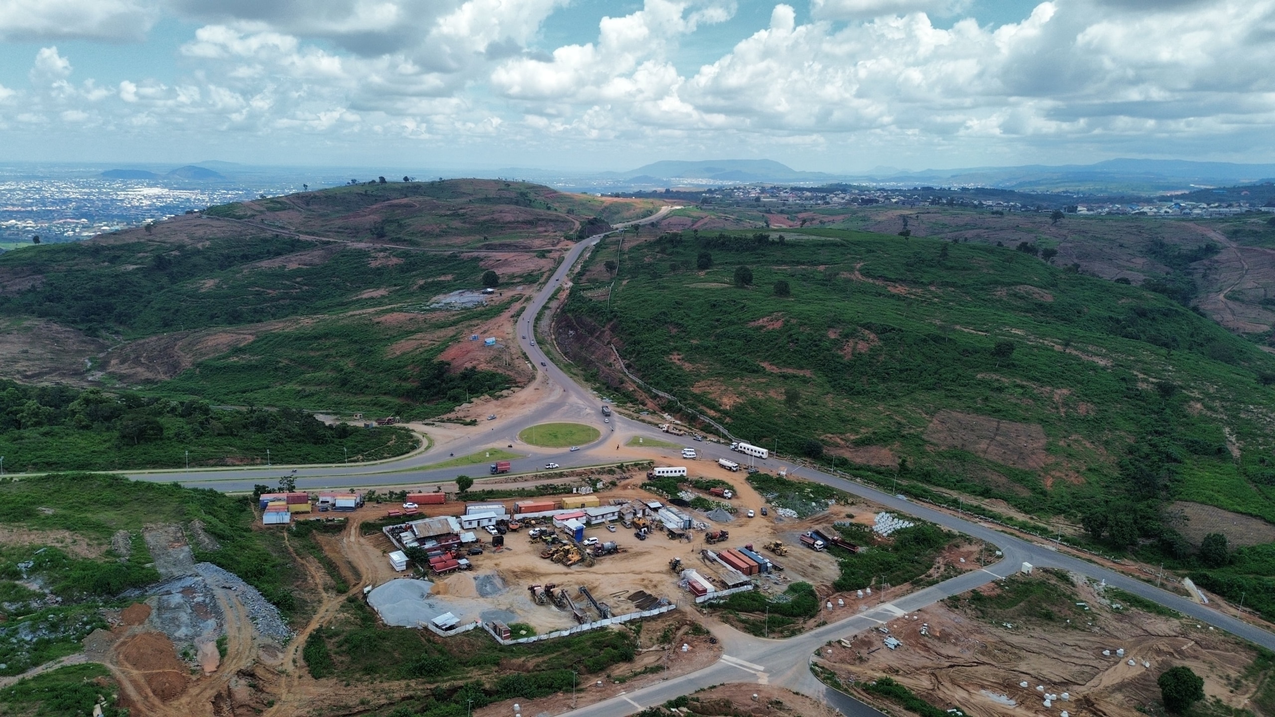 Asokoro District Abuja panoramic view - diplomatic neighborhood with Presidential Villa proximity and luxury estates