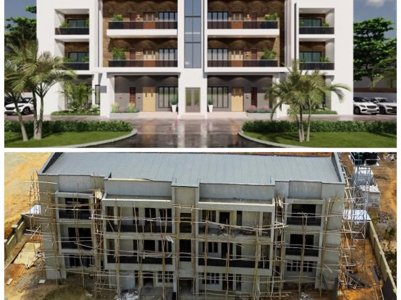 For Sale6 Units of 3 Bedroom Apartment Location Wuye Dakibiyu Price 130M Naira Per Unit De 9