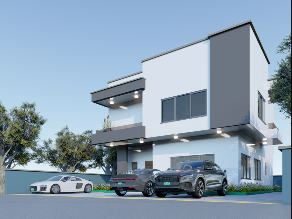 4 BEDROOM FULLY DETACHED DUPLEX 300 SQM