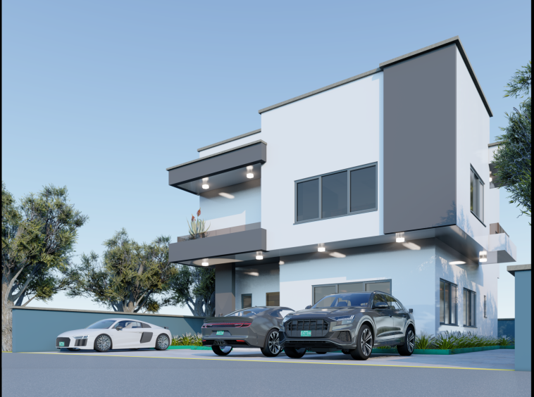 4 BEDROOM FULLY DETACHED DUPLEX 300 SQM