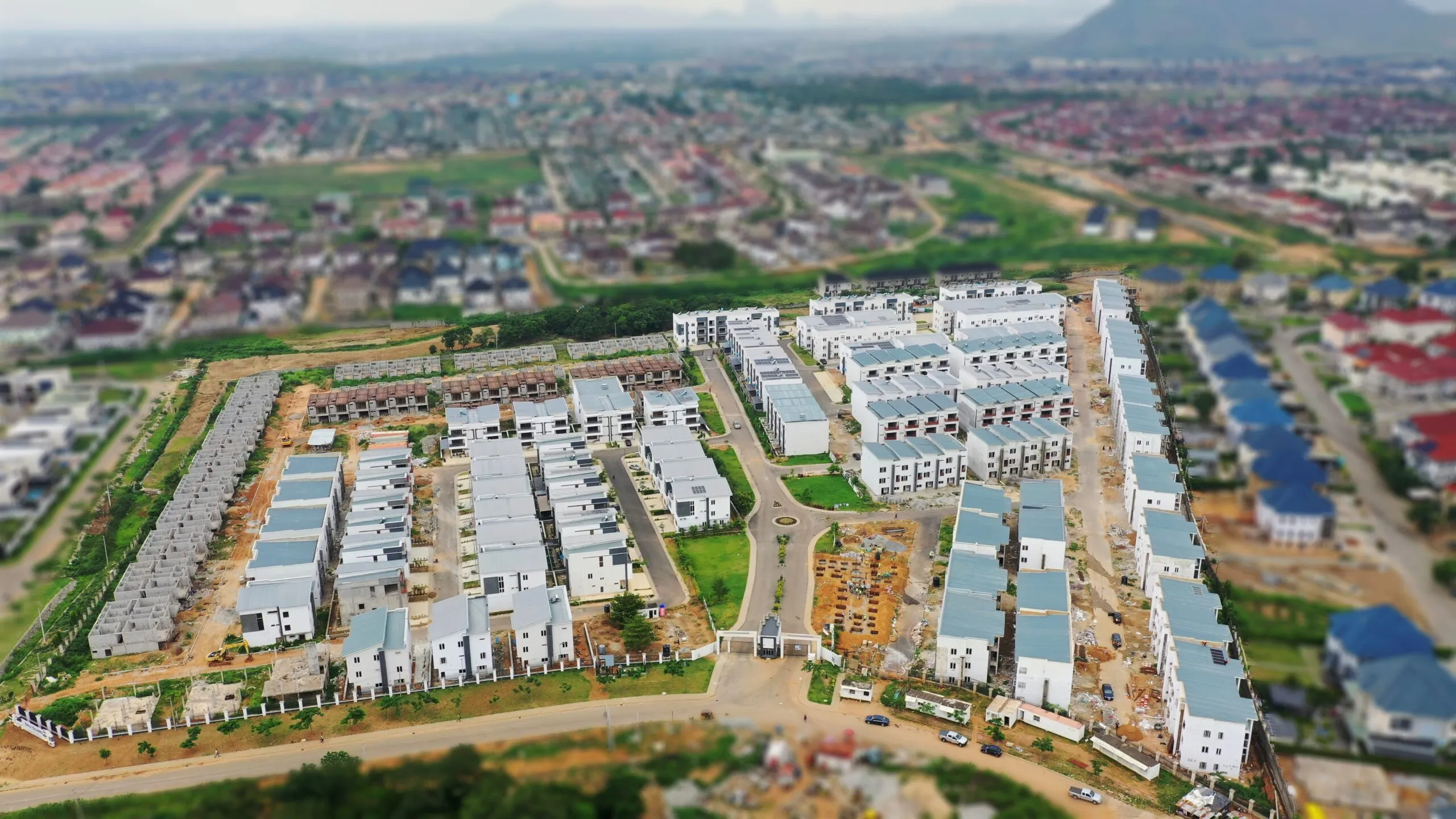 Aerial view of Bali Island Life Camp Abuja
