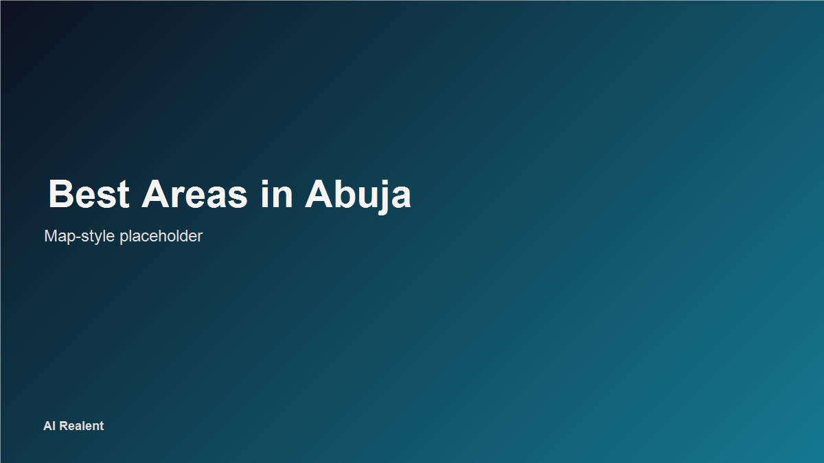 Best Areas to Buy a House in Abuja (2026 Guide)