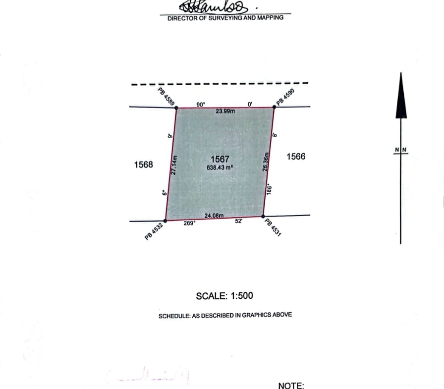 632sqm land for sale in Katampe, Abuja