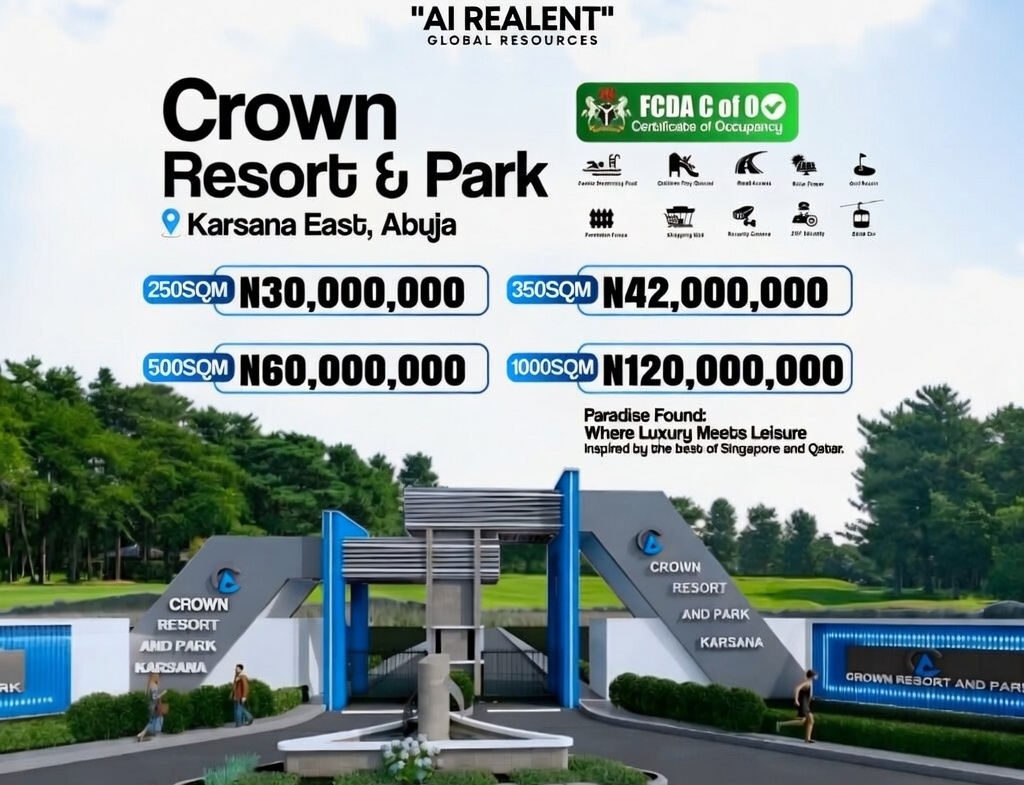 250sqm land for sale in Karsana, Abuja