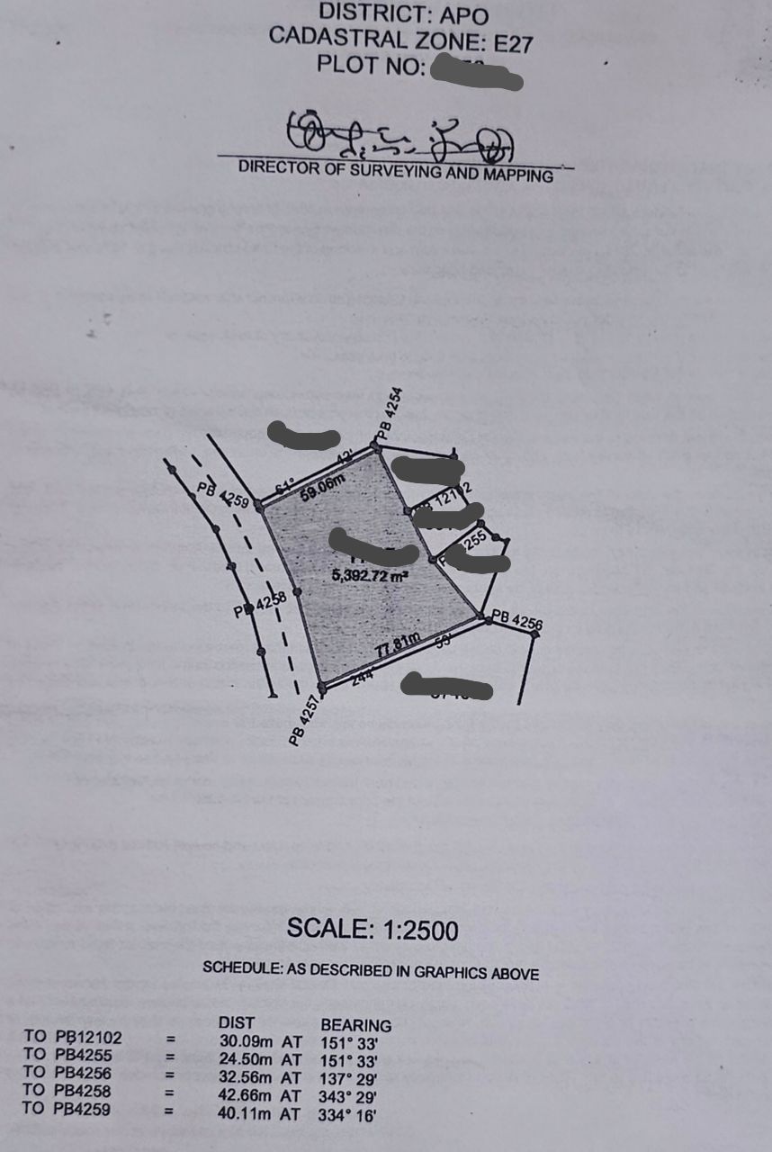 5400sqm commercial land for sale in Apo Resettlement Abuja