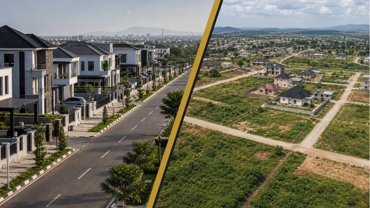 Premium and affordable Abuja land areas compared for buyers
