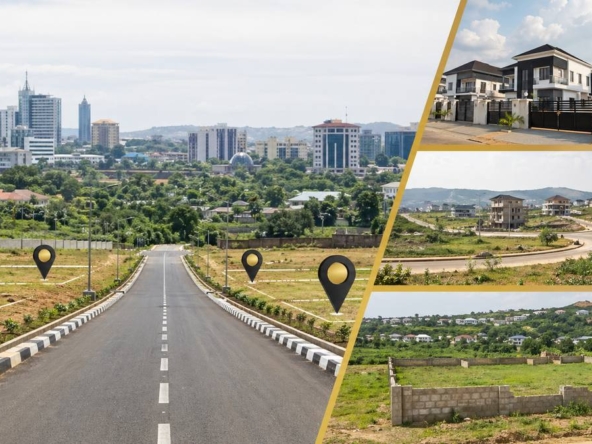 Best areas to buy land in Abuja with residential plots and city view