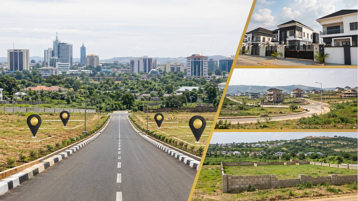 Best areas to buy land in Abuja with residential plots and city view
