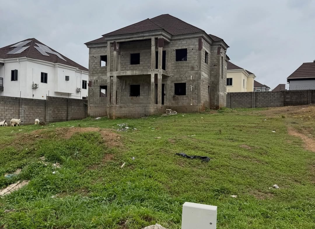 4 bedroom detached duplex carcass for sale in NAF Valley Estate, Asokoro, Abuja