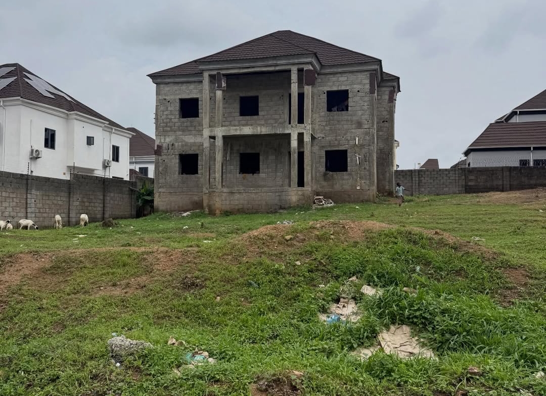 4 bedroom detached duplex carcass for sale in NAF Valley Estate, Asokoro, Abuja