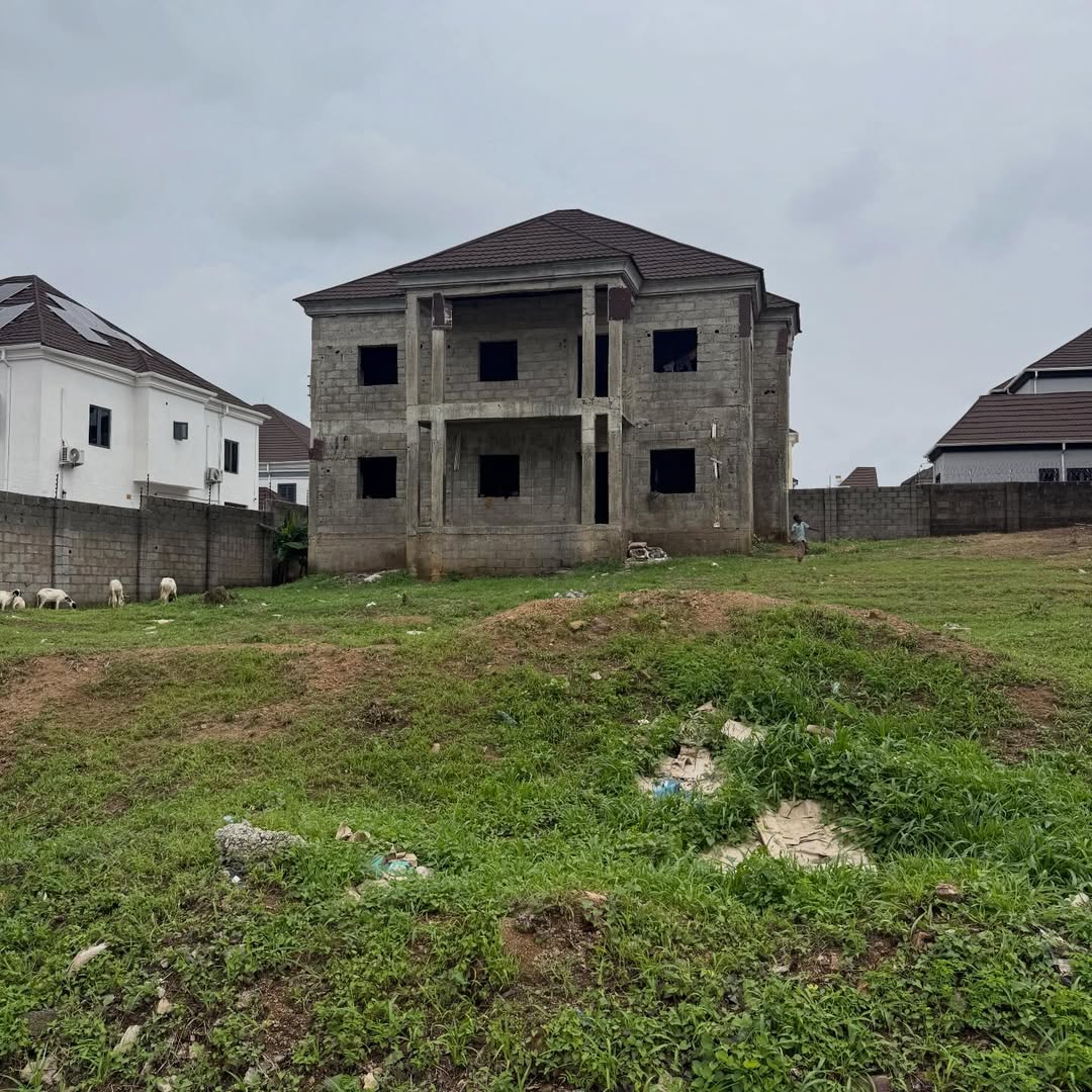 4 bedroom detached duplex carcass for sale in NAF Valley Estate, Asokoro, Abuja