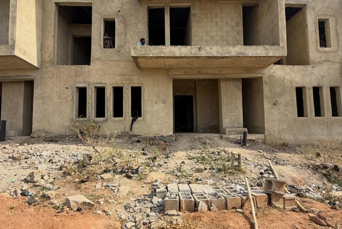 3 bedroom semi-finished terrace duplex with BQ for sale in Asokoro, Abuja