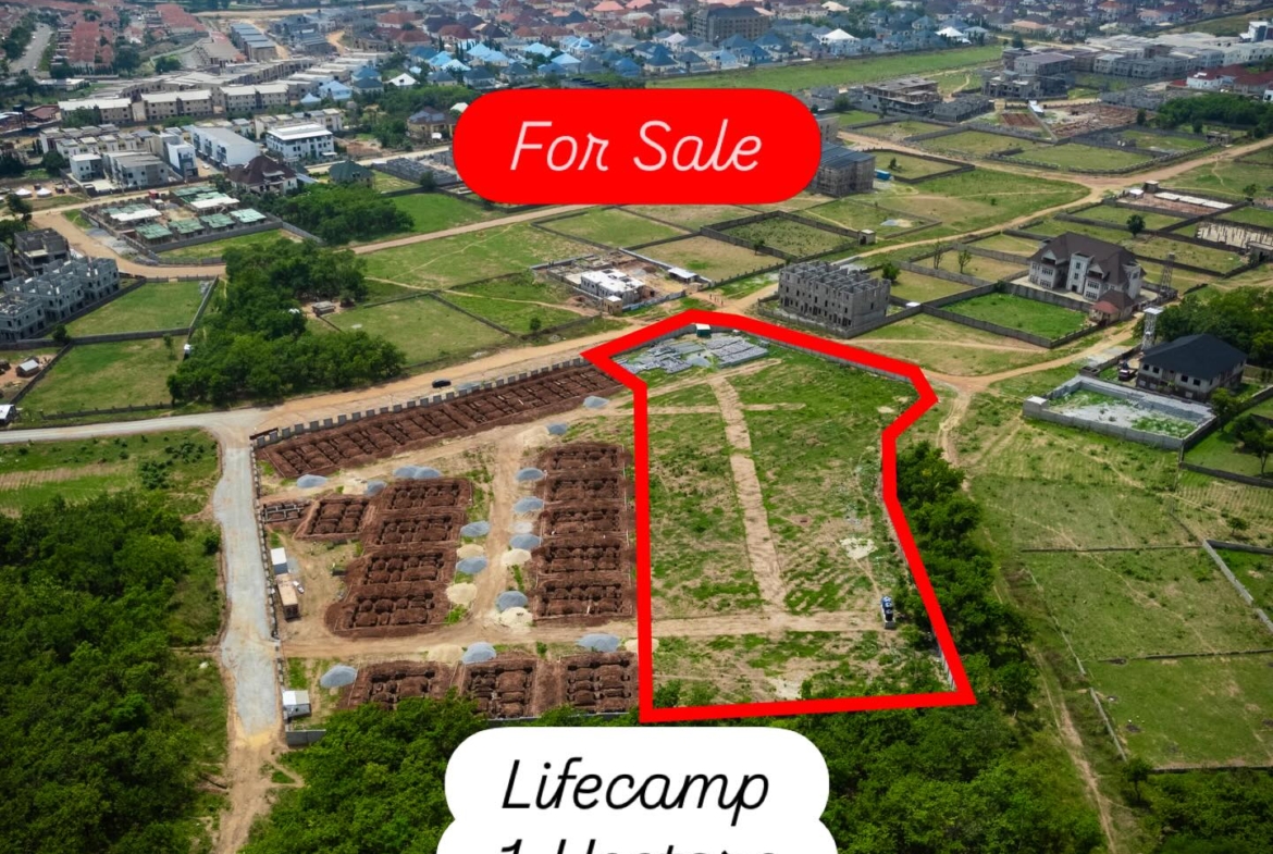 1 hectare residential land for sale in Lifecamp, Abuja