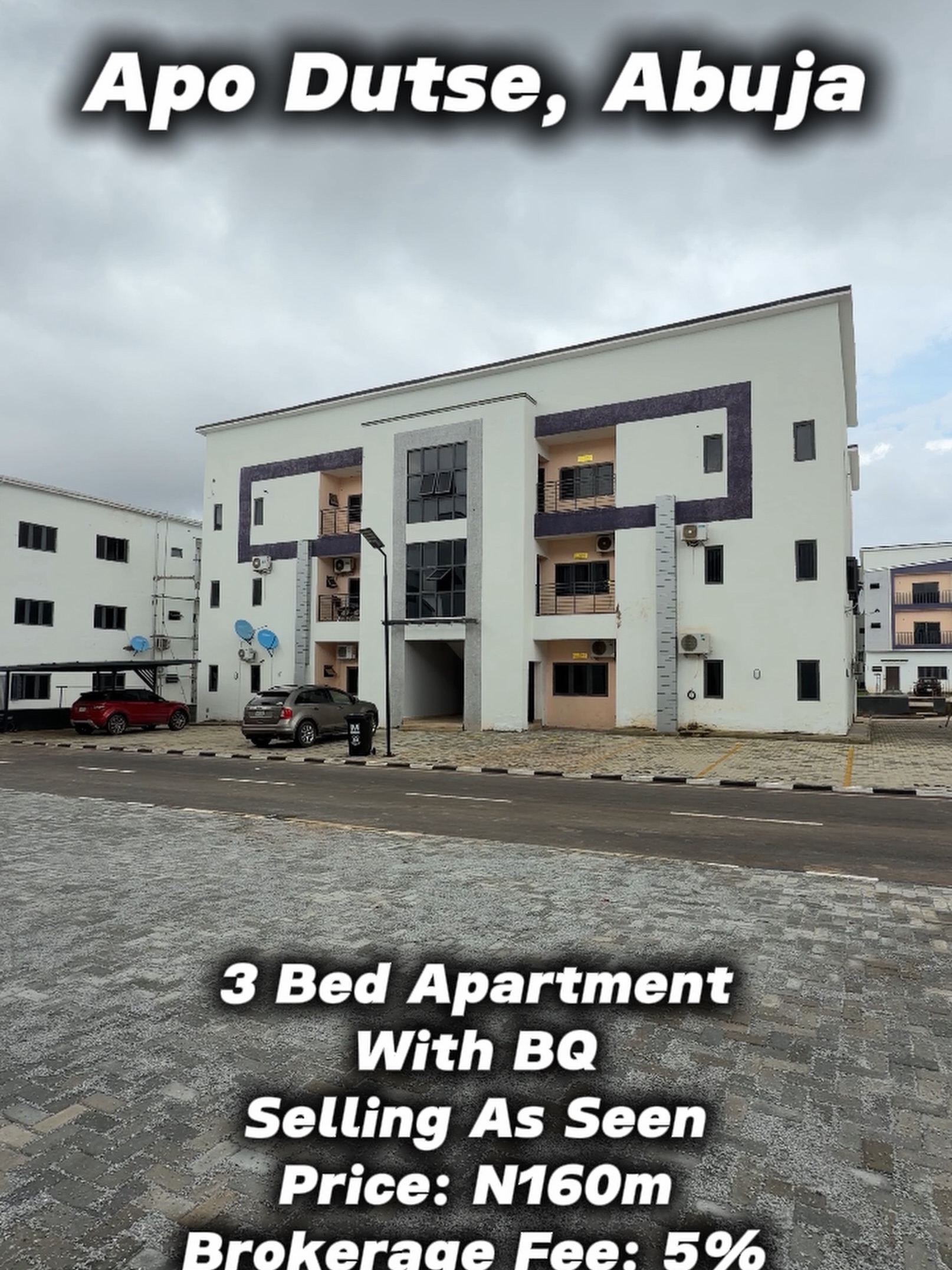 3 bedroom apartment for sale in Apo Dutse, Abuja