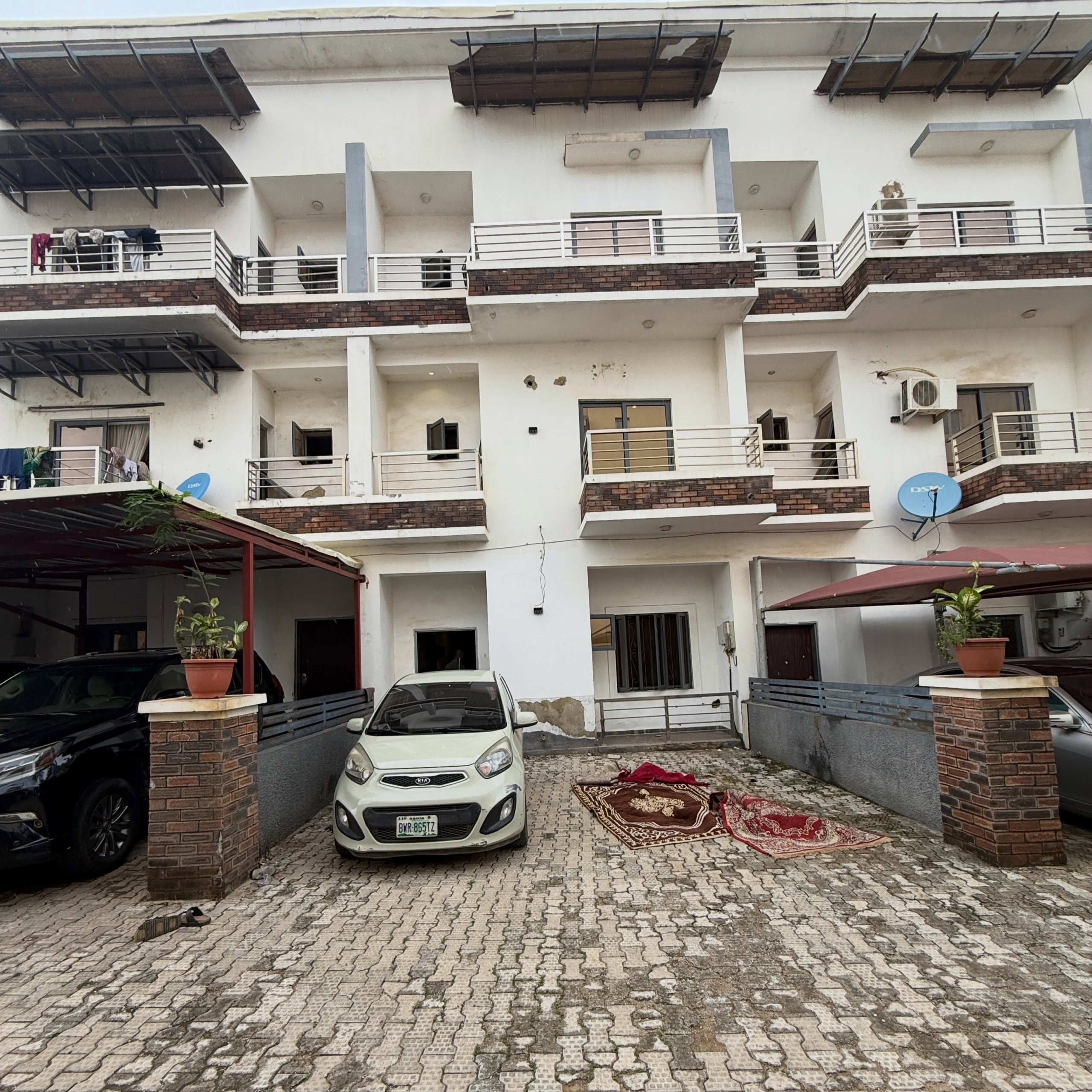 4-bedroom terrace duplex with a 1-room boys' quarters (BQ)