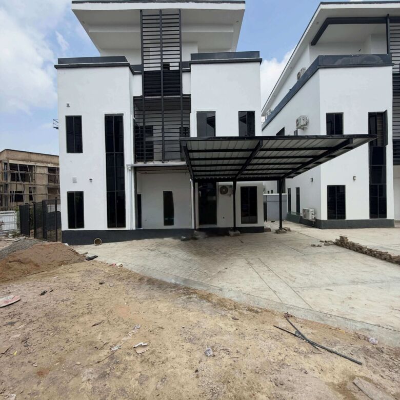 brand-new furnished 4-bedroom detached duplex for sale in Guzape, Abuja