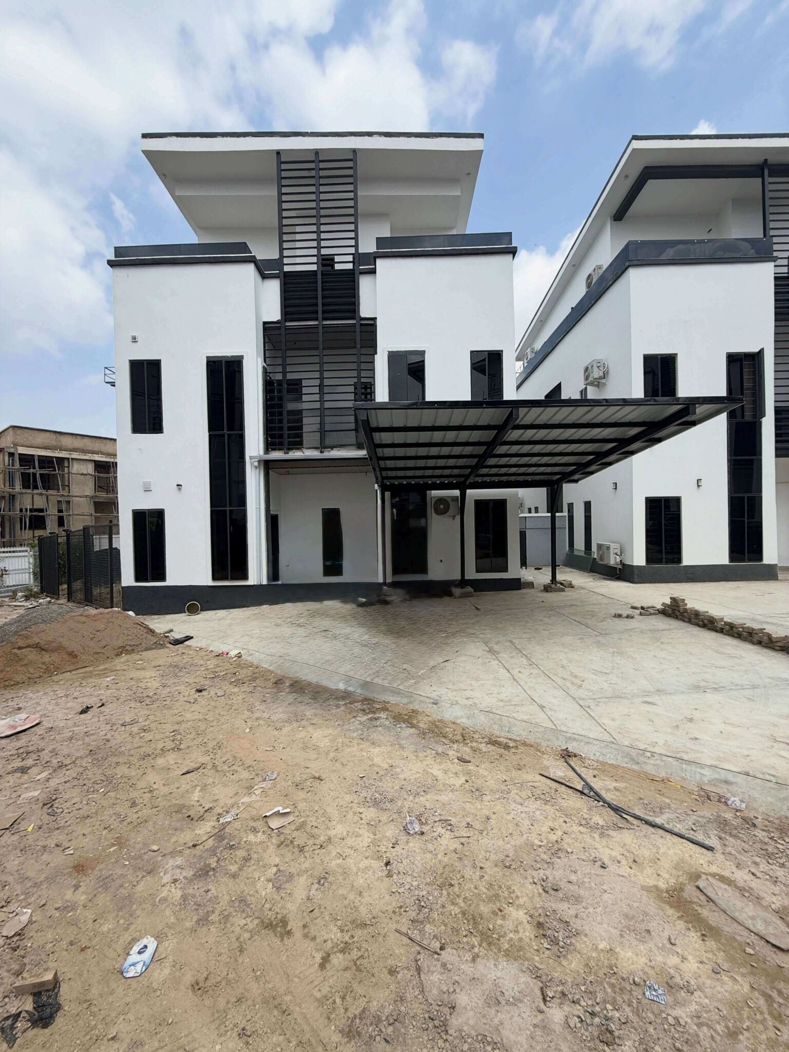 brand-new furnished 4-bedroom detached duplex for sale in Guzape, Abuja