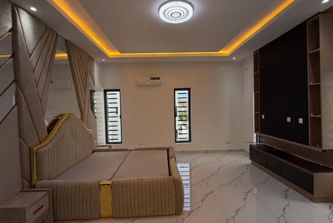brand-new furnished 4-bedroom detached duplex for sale in Guzape, Abuja
