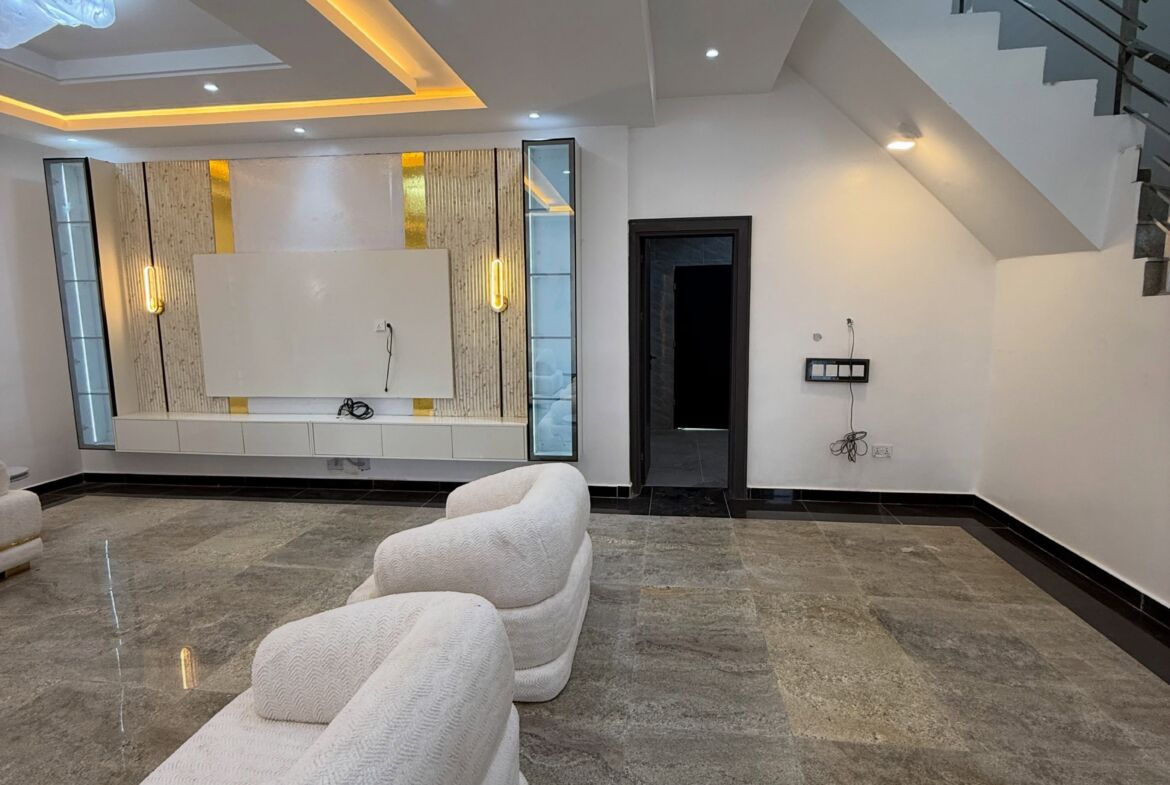 brand-new furnished 4-bedroom detached duplex for sale in Guzape, Abuja