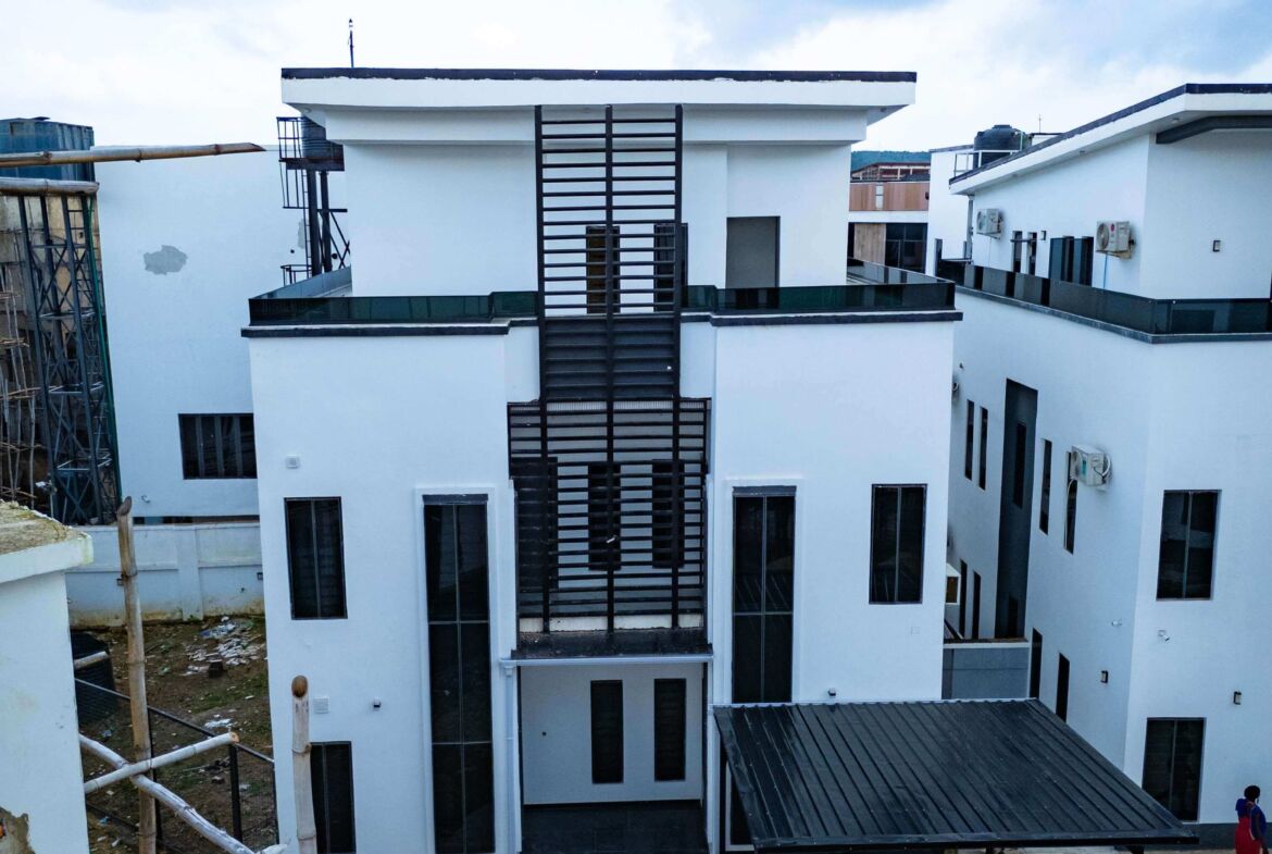 brand-new furnished 4-bedroom detached duplex for sale in Guzape, Abuja