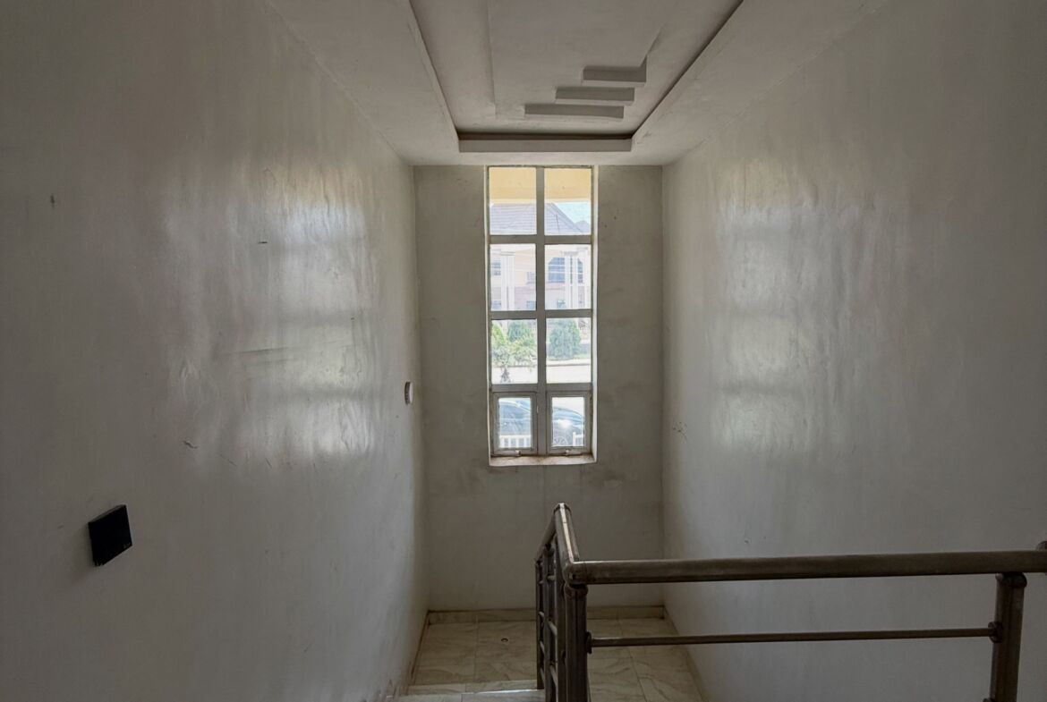 privately gated 4-bedroom terrace duplex in River Park Estate, Airport Road, Abuja