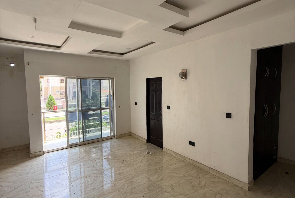 privately gated 4-bedroom terrace duplex in River Park Estate, Airport Road, Abuja
