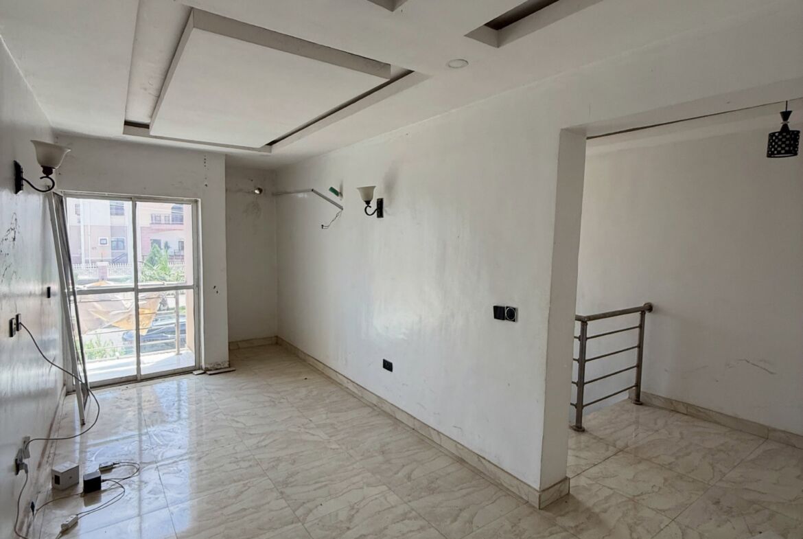 privately gated 4-bedroom terrace duplex in River Park Estate, Airport Road, Abuja