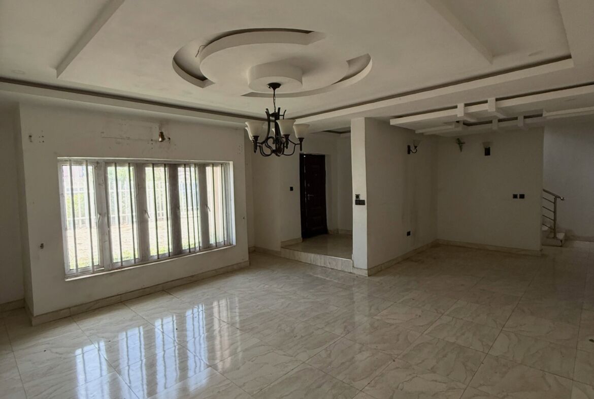 privately gated 4-bedroom terrace duplex in River Park Estate, Airport Road, Abuja