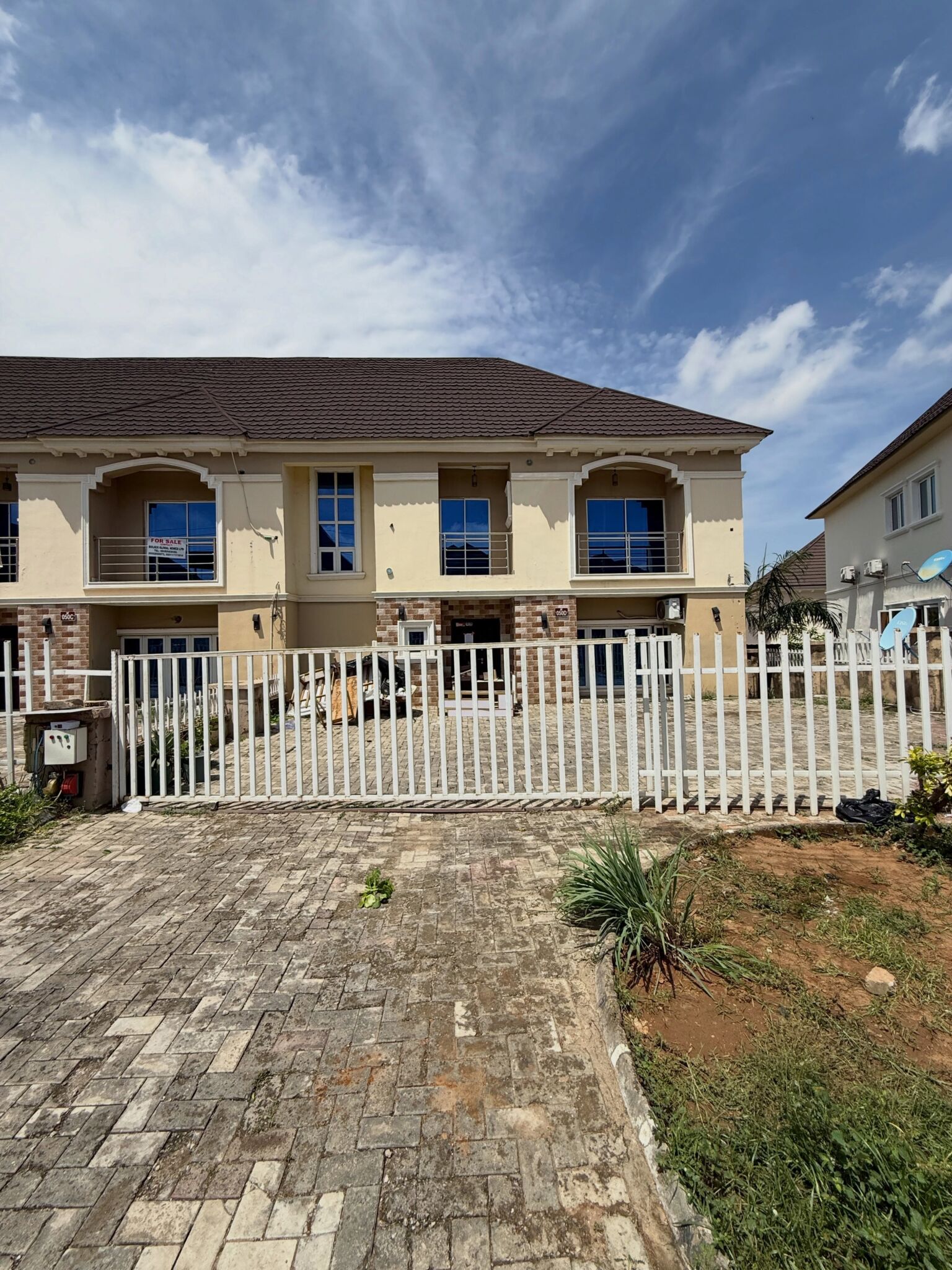 privately gated 4-bedroom terrace duplex in River Park Estate, Airport Road, Abuja