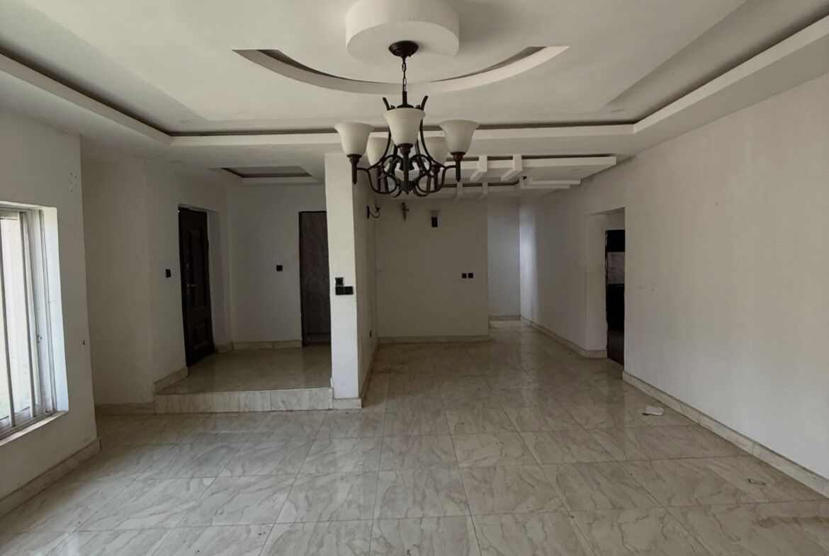 privately gated 4-bedroom terrace duplex in River Park Estate, Airport Road, Abuja
