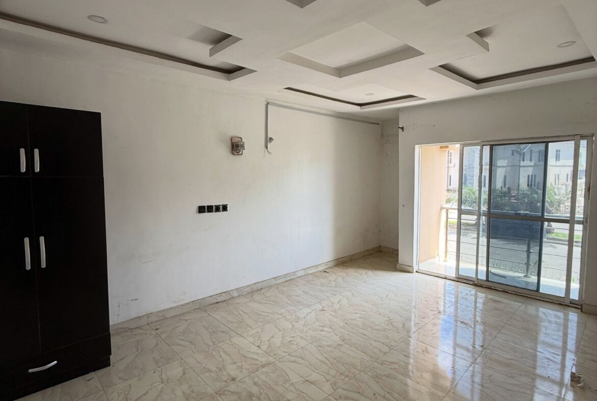 privately gated 4-bedroom terrace duplex in River Park Estate, Airport Road, Abuja