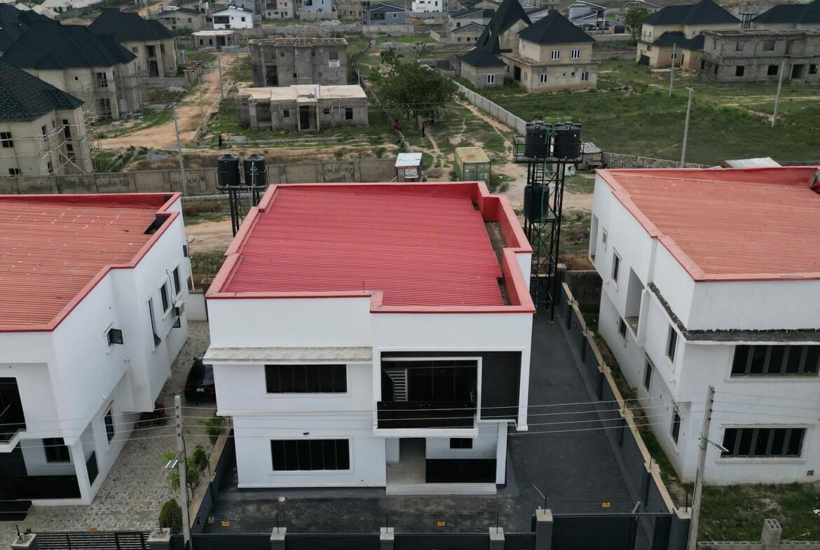 brand-new 4-bedroom detached duplex in Crown Vista City Estate, Lugbe, Abuja
