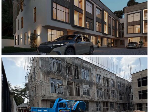 semi-finished 5-bedroom terrace duplex in Asokoro Main, Abuja