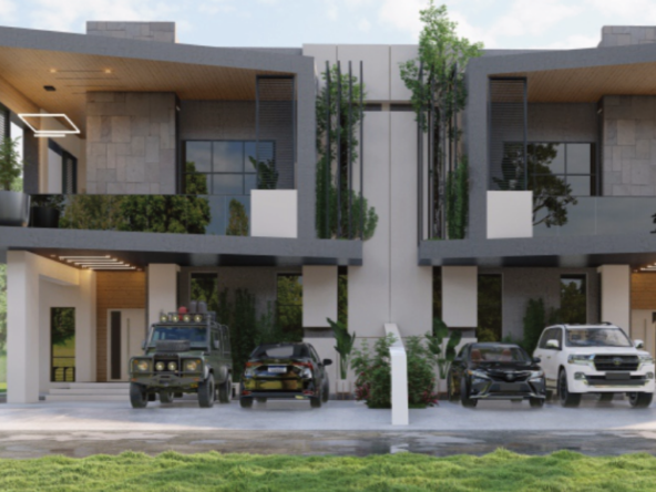 4 Bedroom Semi-Detached Duplex design, Mshel Hutu Exclusive, Centenary City Abuja