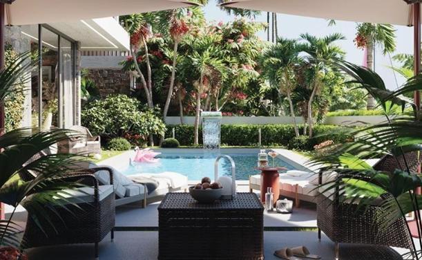 The Cove Lakeside private pool render