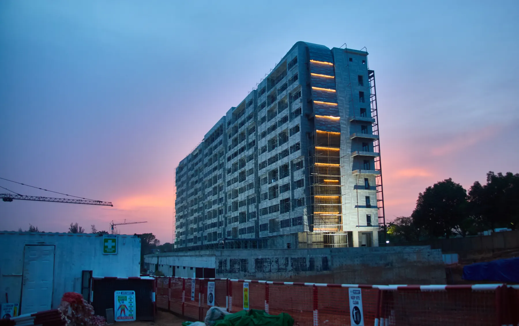 The Sanctum Abuja luxury residential towers under development in Maitama